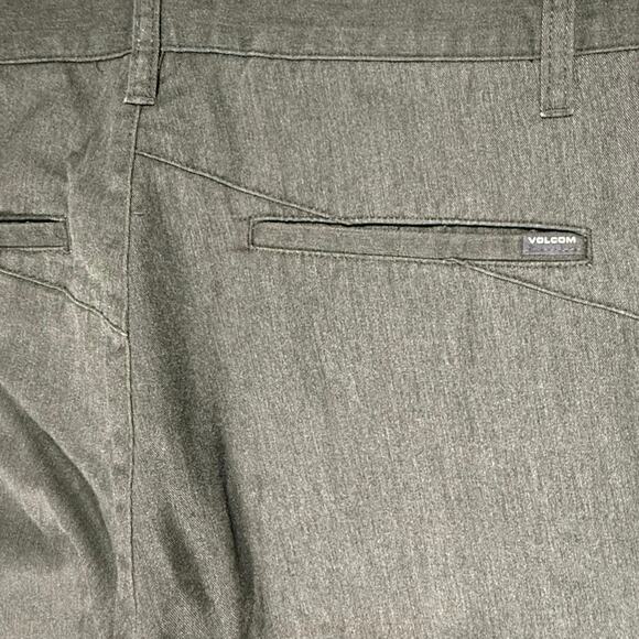 Volcom Gray Dress Pants Men's 30x30 Straight Leg Modern Fit Casual Work - Picture 8 of 11